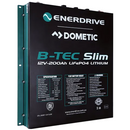 Enerdrive B-TEC 200amp / 12v LiFePO4 BT Slim Metal Case Battery